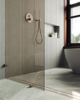 Душевая перегородка MaybahGlass MGD-262-3 79см бронза Душевая перегородка MaybahGlass MGD-262-3 79см бронза