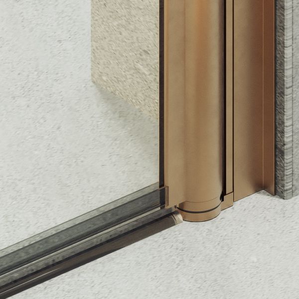 Душевая дверь MaybahGlass MGD-803-2 80см бронза