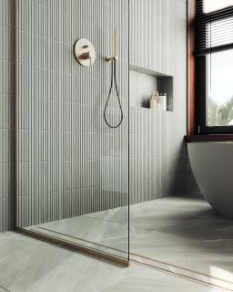 Душевая перегородка MaybahGlass MGD-695-2у 79см бронза Душевая перегородка MaybahGlass MGD-695-2у 79см бронза