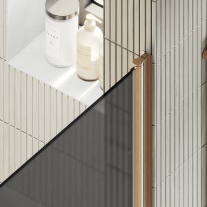 Душевая дверь MaybahGlass MGD-807-2 80см бронза