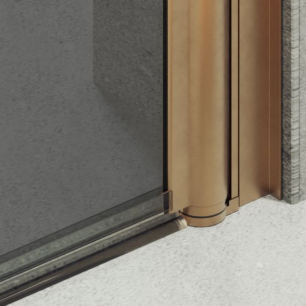 Душевая дверь MaybahGlass MGD-806-2 80см бронза