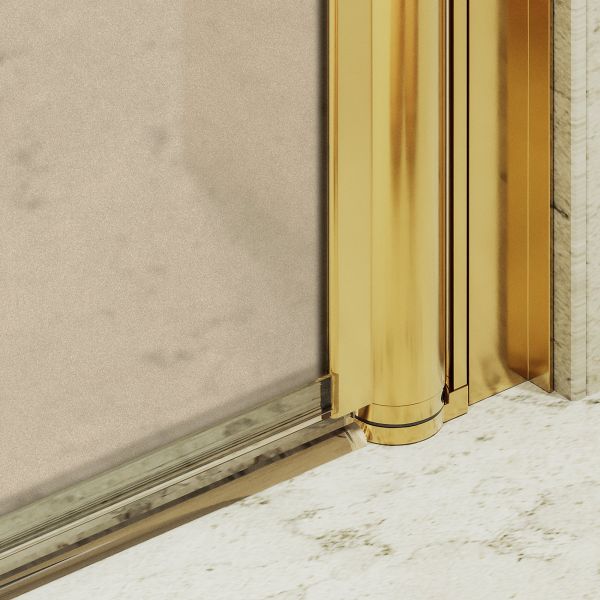 Душевая дверь MaybahGlass MGD-805-3 80см золото