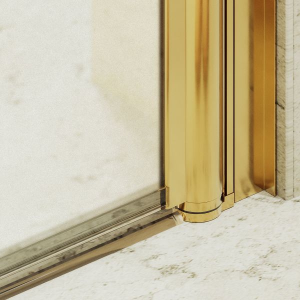 Душевая дверь MaybahGlass MGD-808-3 80см золото