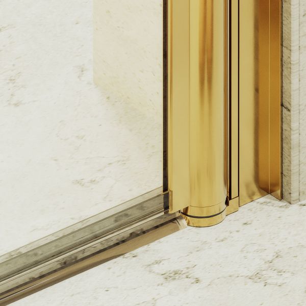 Душевая дверь MaybahGlass MGD-803-3 80см золото