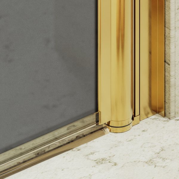 Душевая дверь MaybahGlass MGD-807-3 80см золото