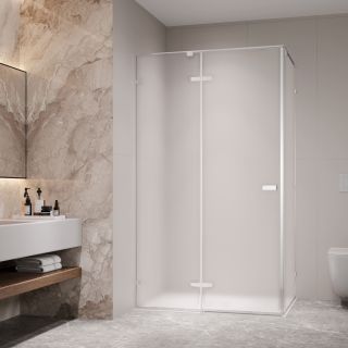 Душевой уголок RGW SV-040 353204009-21 100x90 см профиль хром стекло матовое-сатинат