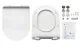 Унитаз-компакт Sanita Luxe Некст Тонкий WC.CC/Next/2-SlimDM/WHT.G/S1 белый