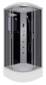 Душевая кабина Niagara NG-3503-14F с гидромассажем 80x80см серебро/тонированное