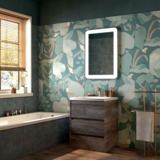 Напольная тумба под раковину Art&Max Family 58см бетон экзотик Family-580-3C-PIA-PE