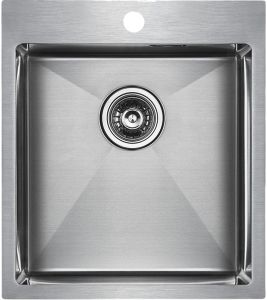 Мойка кухонная Paulmark Neckar PM804551-BS брашированная нержавеющая сталь