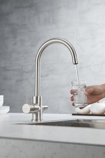 Смеситель для кухни Paulmark Essen Es213211-NI никель Смеситель для кухни Paulmark Essen Es213211-NI никель