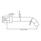 Wasserkraft Isar A113 Настенный излив для ванны Wasserkraft Isar A113 Настенный излив для ванны