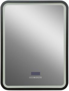 Зеркало с подсветкой и музыкальным блоком Art&Max Genova 60x80см чёрный AM-Gen-600-800-S-F-MFP