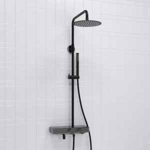 Душевой комплект WasserKRAFT A114.258.217.CB Thermo черный