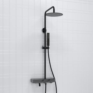 Душевой комплект WasserKRAFT A114.258.218.CB Thermo черный