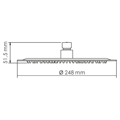 Wasserkraft A121 Верхняя душевая насадка