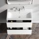 Тумба с раковиной Am.Pm Gem M90-FHX0802WG-WCC0802WG 80 см белый