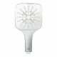 Душевая лейка Grohe Rainshower SmartActive 130 Cube 26551LS0 хром/белый