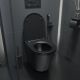 Подвесной унитаз IDDIS Calipso CALR3BMi25 безободковый чёрный матовый