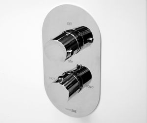 Wasserkraft А174819 Thermo Встраиваемый комплект для ванны с верхней душевой насадкой, лейкой и изливом