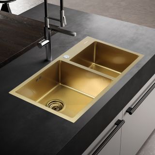 Мойка S7843HG Melana ProfLine 3,0/220 золото