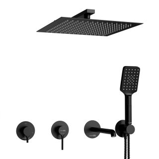 Душевой комплект WasserKRAFT Rhein 9951.99DVR3.219.162.444.240.130.443MB чёрный матовый