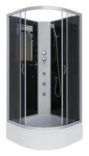 Душевая кабина Niagara NG-3501-14BKG с гидромассажем 90x90см серебро/тонированное Душевая кабина Niagara NG-3501-14BKG с гидромассажем 90x90см серебро/тонированное