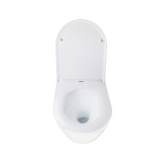 Унитаз подвесной Azario Bliss AZ-5179T-WHT безободковый торнадо белый