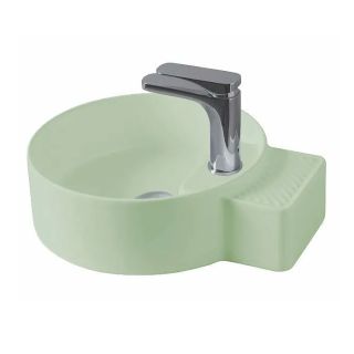 Раковина ArtCeram Cartesio CAL004 35 00 зеленая 44 см Раковина ArtCeram Cartesio CAL004 35 00 зеленая 44 см