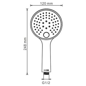 Wasserkraft A207 Лейка 3-функциональная