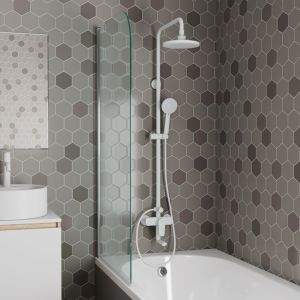 Душевая стойка D&K Bayern.F?rth DA1523708B18 белый