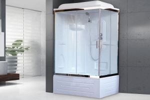 Душевая кабина Royal Bath BP левая стекло прозрачное 100x80см RB8100BP1-T-CH-L