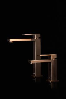 Смеситель для раковины Boheme Qubic 471-CB брашированная медь Смеситель для раковины Boheme Qubic 471-CB брашированная медь