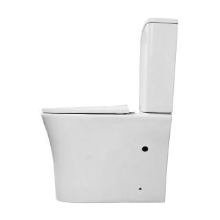 Унитаз напольный Azario Rielo AZ-2179A-UQ1 безободковый торнадо белый