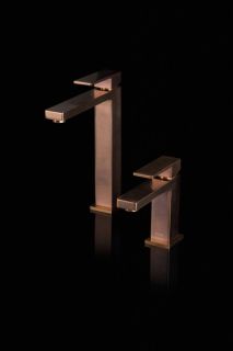 Смеситель для раковины Boheme Qubic 472-CB брашированная медь Смеситель для раковины Boheme Qubic 472-CB брашированная медь