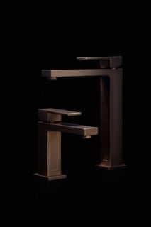 Смеситель для раковины Boheme Qubic 472-BRB брашированная бронза Смеситель для раковины Boheme Qubic 472-BRB брашированная бронза