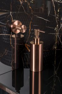 Дозатор для жидкого мыла Boheme Uno 10980-CB брашированная медь