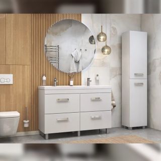 Пенал (40см) Velvex Orlando pn.ORL.40, белый матовый Пенал (40см) Velvex Orlando pn.ORL.40, белый матовый
