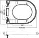 Унитаз приставной BelBagno Марина BB105CBR/BB105SC безободковый с микролифтом белый
