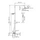 Душевой комплект WasserKRAFT A299.255.218.BM Thermo черный