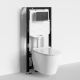 Система инсталляции с унитазом WasserKRAFT Aller 10TLT.010.ME.MB02.H002 кнопка смыва чёрный матовый