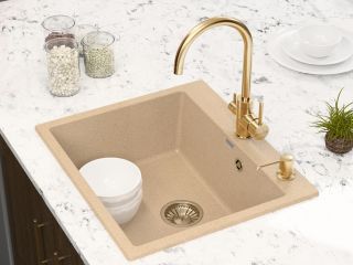 Смеситель для кухни Paulmark Essen Es213211-G золото Смеситель для кухни Paulmark Essen Es213211-G золото