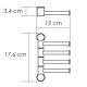 Полотенцедержатель WasserKRAFT K-1054PG золото