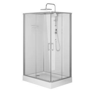 Душевая кабина Am.Pm W9XC-403-12090MT 120x90 см профиль хром матовый стекло прозрачное