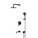 Душевой комплект Am.Pm X-Joy FB85A3RH32 чёрный