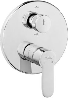 Смеситель для ванны и душа E.C.A. Nita 102167208EX-YDE хром Смеситель для ванны и душа E.C.A. Nita 102167208EX-YDE хром