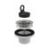 Водослив для раковины AlcaPlast 5/4" с нержавеющей рeшeткой ?63 A31