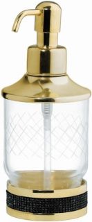Дозатор Boheme Royal Cristal 10929-ROYALE-G-B золото/чёрный