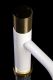 Смеситель для раковины Boheme Stick White touch белый/золото 121-WG.2