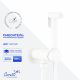 Гигиенический душ со смесителем Ceruttispa БРАЙС SHW (BRAIES SHW) CT12122 белый